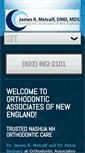 Mobile Screenshot of metcalforthodontics.com